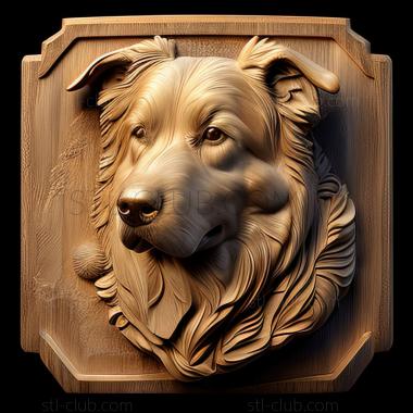 3D model st Romanian Carpathian Shepherd dog (STL)